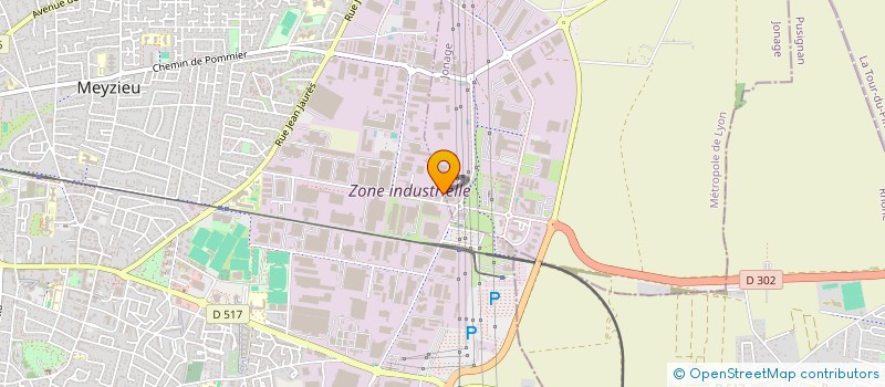 localisation de l'entreprise MERICOS 2  JONAGE