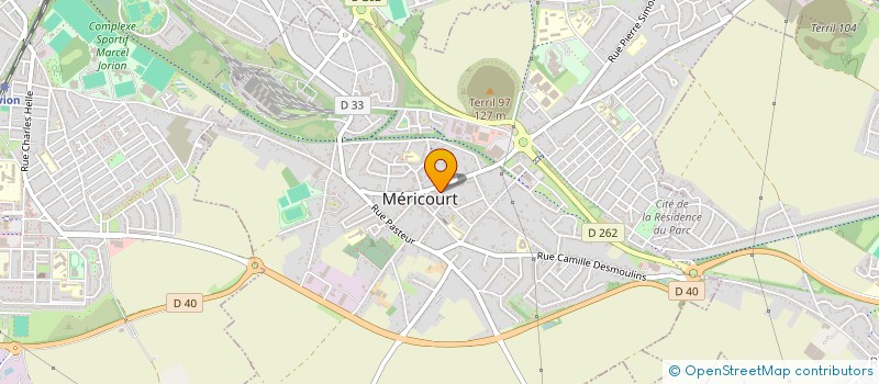 localisation de l'entreprise MERICOURT AUTO  MERICOURT