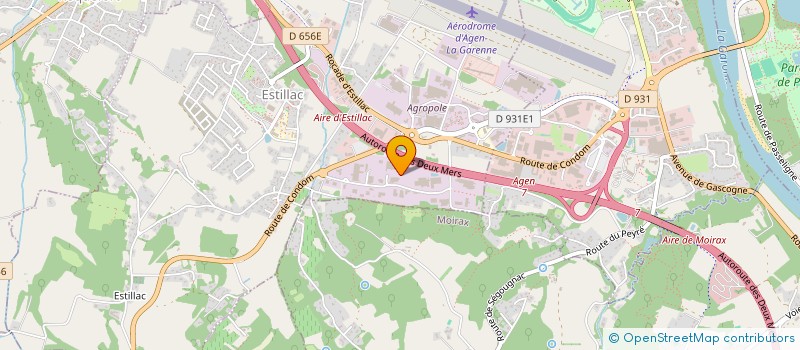 localisation de l'entreprise MERICQ INNOVATION à ESTILLAC