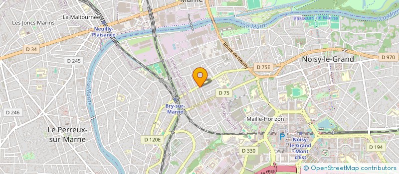 localisation de l'entreprise MERID PORTAGE  NOISY-LE-GRAND