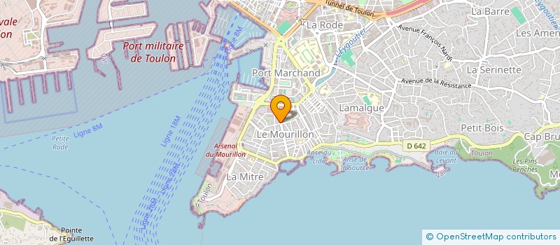 localisation de l'entreprise MERIDA CONSULTING  TOULON