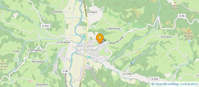 localisation de l'entreprise MERIDA IMMO  CONQUES