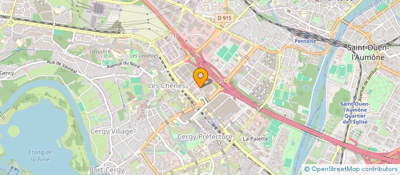 localisation de l'entreprise MERIDALE à CERGY