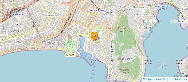localisation de l'entreprise MERIDIA INVEST à NICE