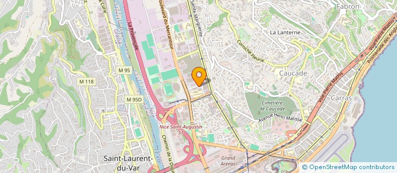 localisation de l'entreprise MERIDIA SMART ENERGIE à NICE