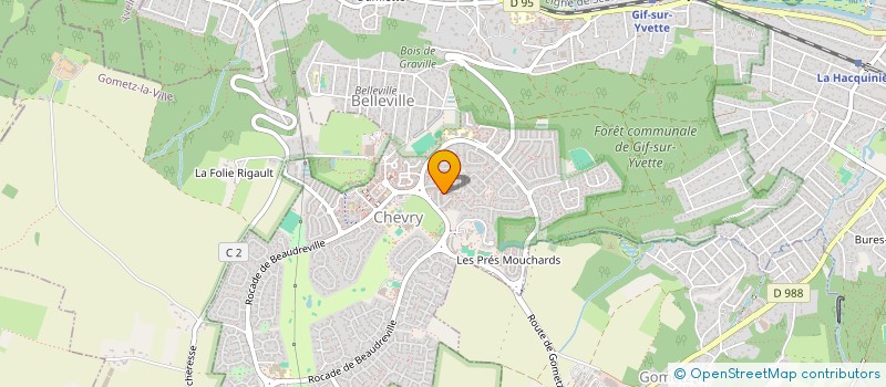 localisation de l'entreprise MERIDIAN  GIF-SUR-YVETTE