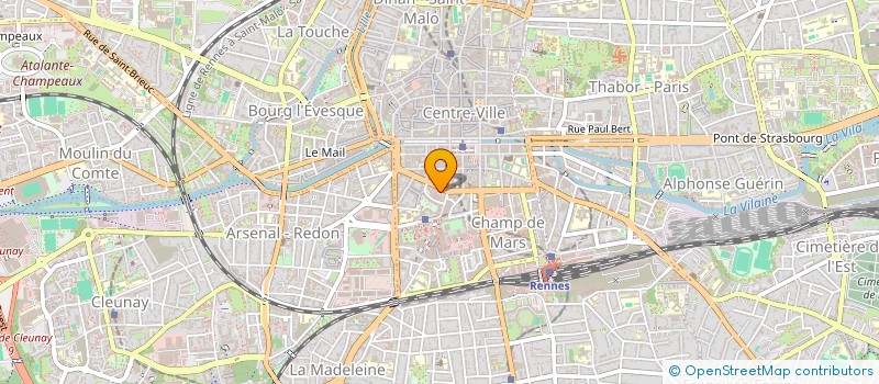 localisation de l'entreprise MERIDIANA  RENNES