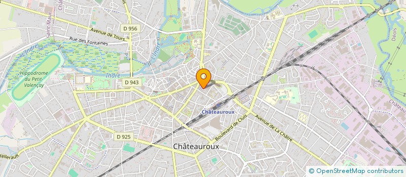 localisation de l'entreprise MERIDIEM AGENCY à CHATEAUROUX