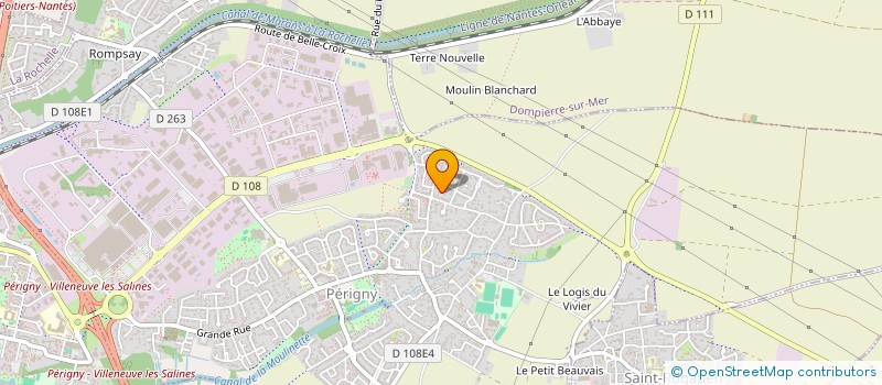 localisation de l'entreprise MERIDIEN  PERIGNY