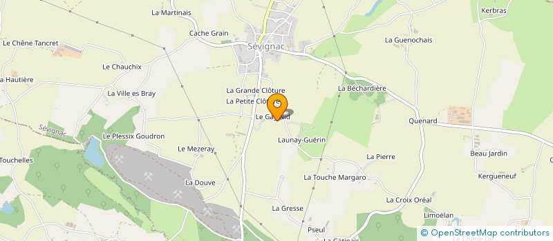 localisation de l'entreprise MERIDIEN ZERO à SEVIGNAC