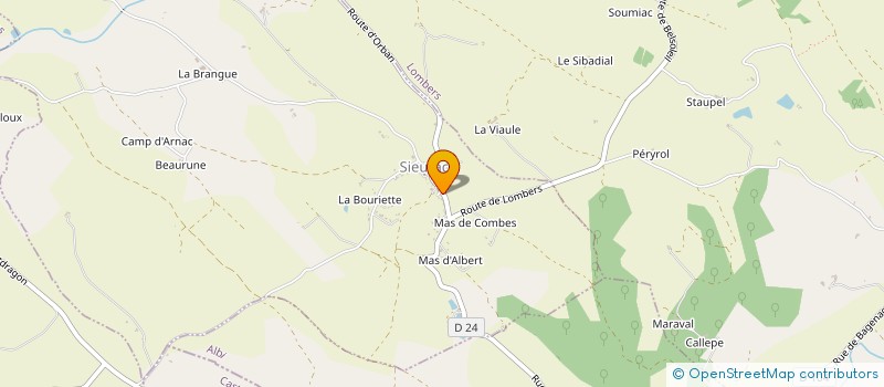 localisation de l'entreprise MERIDIENNE VERTE  TEILLET