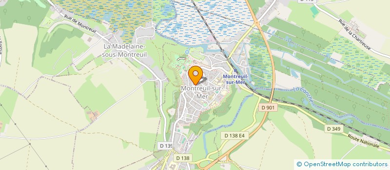 localisation de l'entreprise MERIDIES PROPERTIES  MONTREUIL-SUR-MER