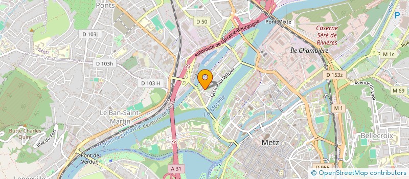 localisation de l'entreprise MERIDIO  METZ