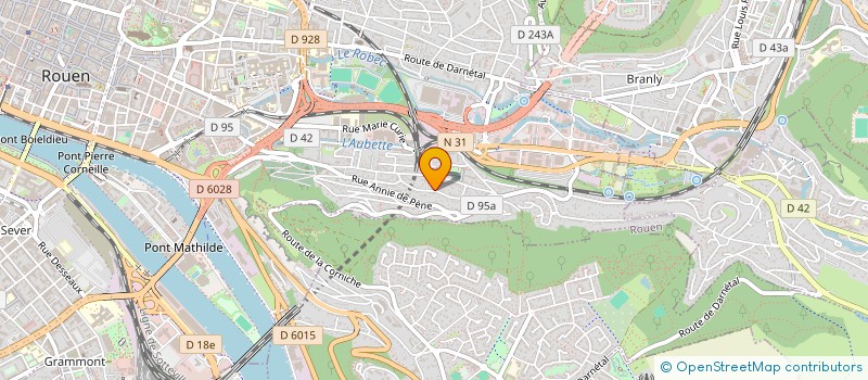 localisation de l'entreprise MERIDIO  ROUEN