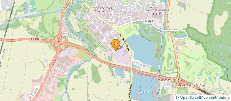 localisation de l'entreprise MERIDIO  ILLKIRCH-GRAFFENSTADEN