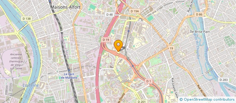 localisation de l'entreprise MERIDIO - CRETEIL  CRETEIL