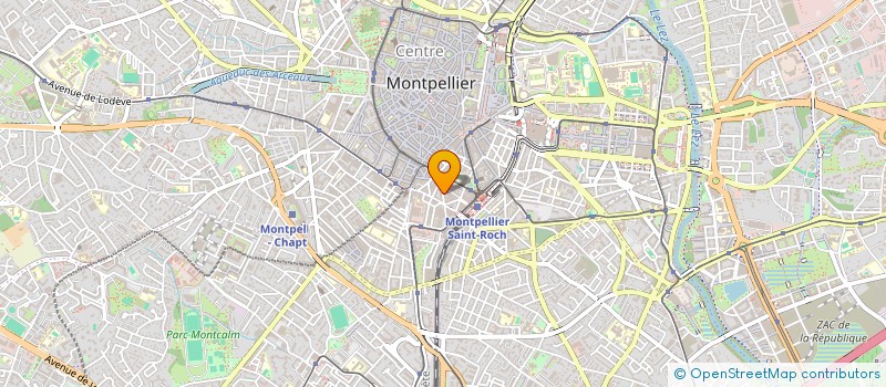 localisation de l'entreprise MERIDIONALE CAUTIONN MUTUEL à MONTPELLIER