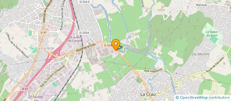 localisation de l'entreprise MERIDIONALE DE CARBURANTS ET CONBUSTIBLES à LA FARLEDE