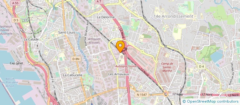 localisation de l'entreprise MERIDIONALE DE REPARATION ET DE SOUDURE à MARSEILLE