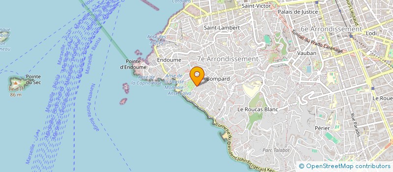 localisation de l'entreprise MERIDIONALE DE TRAVAUX à MARSEILLE