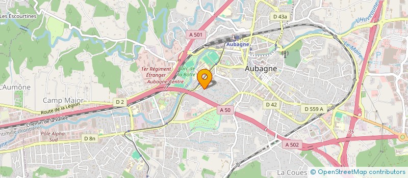 localisation de l'entreprise MERIDIONALE DE VENTES PUBLIQUES à AUBAGNE