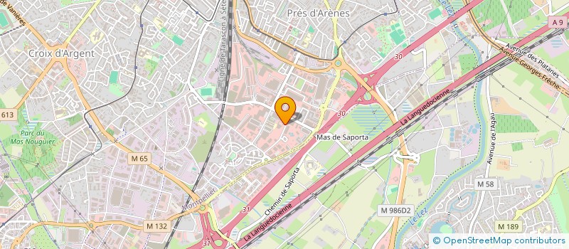 localisation de l'entreprise MERIDIONALE GESTION VENTES SERVICES à MONTPELLIER
