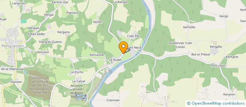 localisation de l'entreprise MERIDYA HOLDING  INZINZAC-LOCHRIST