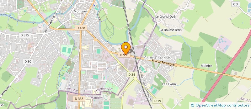 localisation de l'entreprise MERIEL C2T à ALENCON