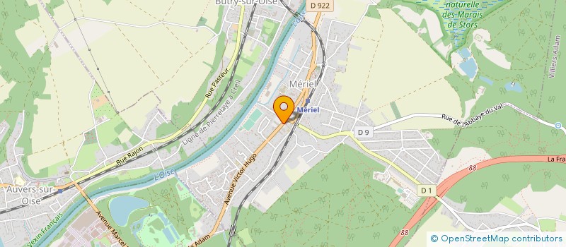 localisation de l'entreprise MERIELDIS à MERIEL