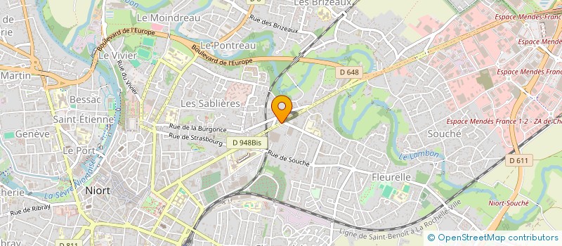 localisation de l'entreprise MERIEN & CO  NIORT