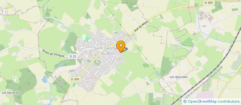 localisation de l'entreprise MERIENNE CONSTRUCTION BOIS  PRUILLE-LE-CHETIF