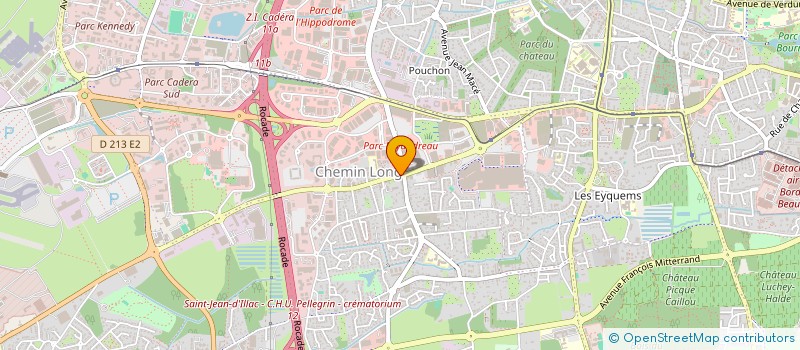 localisation de l'entreprise MERIG à MERIGNAC