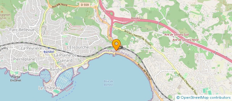 localisation de l'entreprise MERIGGIO  BANDOL