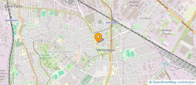 localisation de l'entreprise MERIGHI  VENISSIEUX