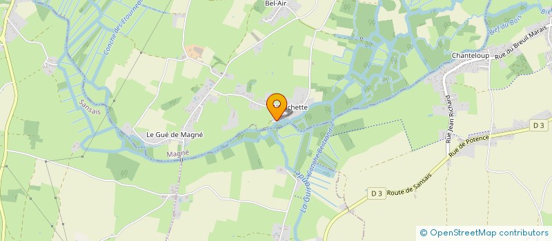 localisation de l'entreprise MERIGNAC  MAGNE