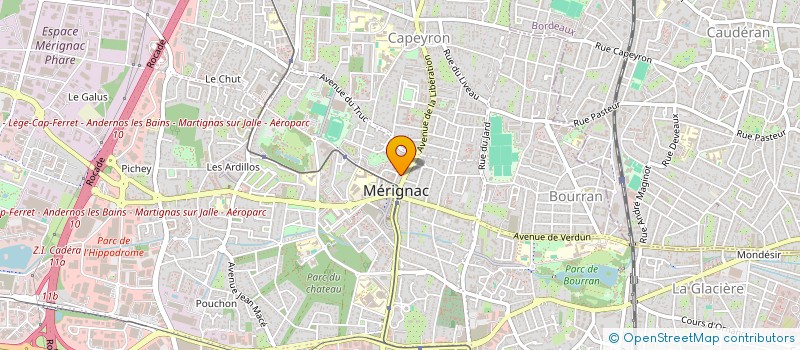 localisation de l'entreprise MERIGNAC COPIES à MERIGNAC