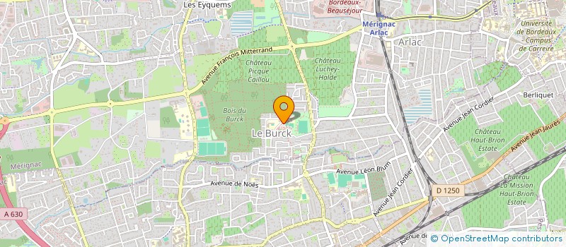 localisation de l'entreprise MERIGNAC GIRONDE HANDBALL  MERIGNAC