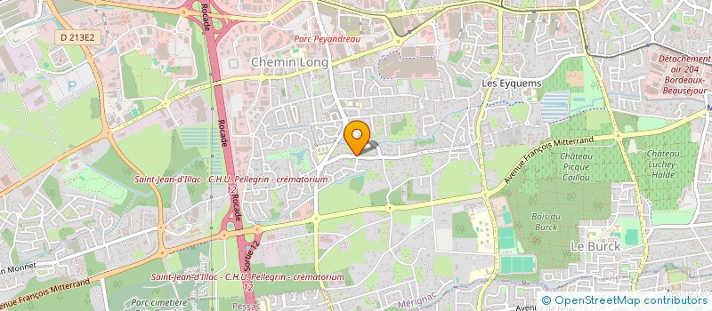 localisation de l'entreprise MERIGNAC PENTATHLON MODERNE  MERIGNAC