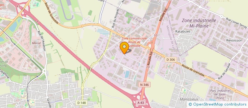 localisation de l'entreprise MERIGNACDIS  SAINT-PRIEST