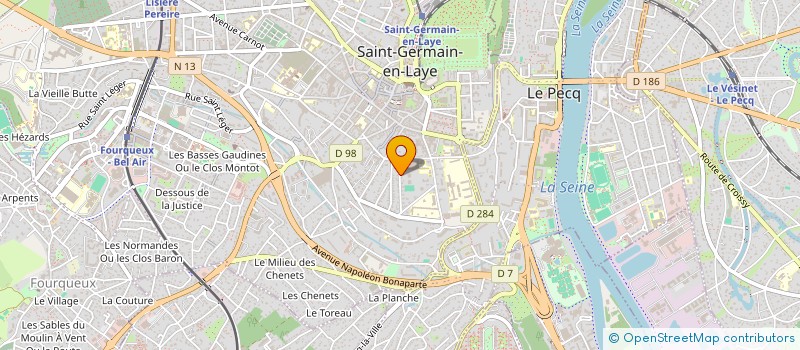 localisation de l'entreprise MERIGOR  SAINT-GERMAIN-EN-LAYE