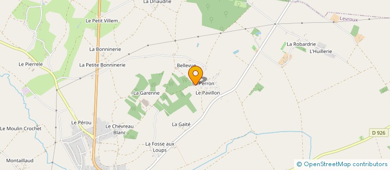 localisation de l'entreprise MERIGOT BERNARD ET JEAN PIERRE à LEVROUX