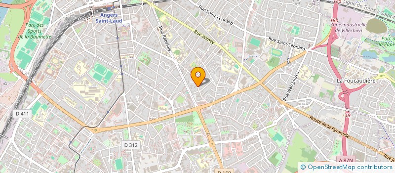 localisation de l'entreprise MERIK à ANGERS
