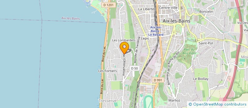 localisation de l'entreprise MERILAC  TRESSERVE