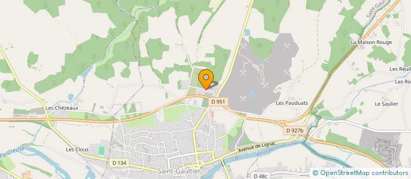 localisation de l'entreprise MERIM SERVICES à SAINT-GAULTIER