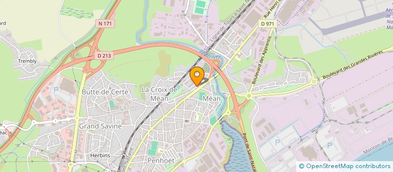 localisation de l'entreprise MERIMA  SAINT-NAZAIRE