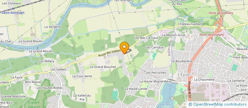 localisation de l'entreprise MERIMEE  BALLAN-MIRE