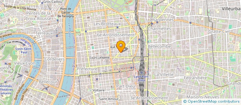 localisation de l'entreprise MERIMEE MEDITERRANEE HOLDING  LYON