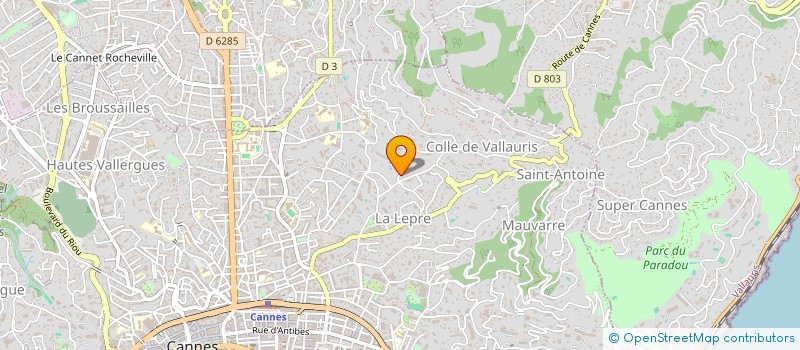 localisation de l'entreprise MERIMM à CANNES