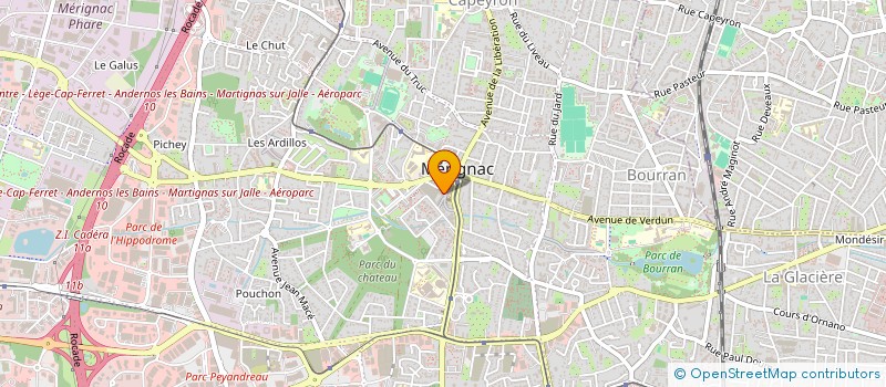 localisation de l'entreprise MERIMOUT  MERIGNAC