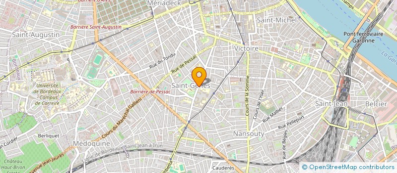 localisation de l'entreprise MERINDOL  BORDEAUX